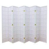 Storage Co Zen 8 Panel Rice Paper Room Divider