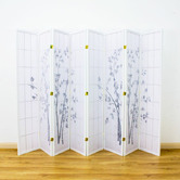 Storage Co Zen Garden 8 Panel Rice Paper Room Divider | Temple & Webster