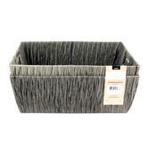 Storage Co Aspen Woven Rattan Storage Baskets