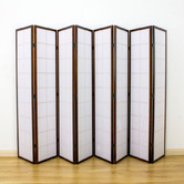 Storage Co Zen 8 Panel Rice Paper Room Divider