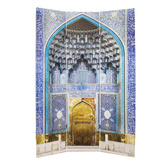 Storage Co 3 Panel Moroccan Doorway Canvas Room Divider