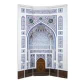 Storage Co 3 Panel Moroccan Doorway Canvas Room Divider