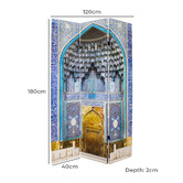 Storage Co 3 Panel Moroccan Doorway Canvas Room Divider