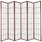 Storage Co 6 Panel Shoji Room Divider Screen