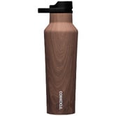 iWorldAustralia Corkcicle Walnut Wood-Look Sport Canteen 600ml Insulated Bottle