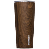 iWorldAustralia Corkcicle Walnut Wood-Look Stainless Steel Travel Mug