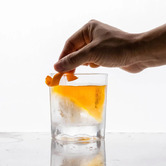 iWorldAustralia 2 Piece Corkcicle 350ml Whiskey Wedge Glass &amp; Ice Mould Set