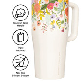 iWorldAustralia Corkcicle Cream Unicorn Garden Party 1.2L Insulated Bottle