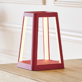 iWorldAustralia Lexon 21cm Lantern Rechargeable LED Outdoor Lamp with Wireless Charger