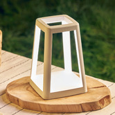 iWorldAustralia Lexon 21cm Lantern Rechargeable LED Outdoor Lamp with Wireless Charger