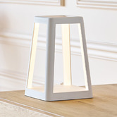 iWorldAustralia Lexon 21cm Lantern Rechargeable LED Outdoor Lamp with Wireless Charger