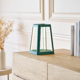 iWorldAustralia Lexon 21cm Lantern Rechargeable LED Outdoor Lamp with Wireless Charger
