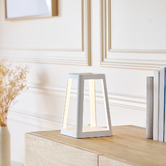 iWorldAustralia Lexon 21cm Lantern Rechargeable LED Outdoor Lamp with Wireless Charger