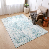 Kids Nation Furniture Green Valerius Power-Loomed Rug