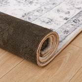 Kids Nation Furniture Grey Tiberius Power-Loomed Rug