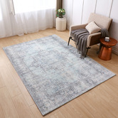 Kids Nation Furniture Grey Aemilius Power-Loomed Rug