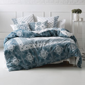 Marie Claire Francine Cotton Slub Quilt Cover Set