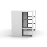 bruno desk with storage shelves