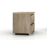 In Home Furniture Style Piper 2 Drawer Bedside Table