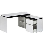 small high gloss desk