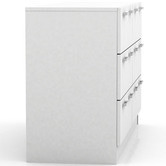 In Home Furniture Style White Tribeca 6 Drawer Lowboy Dresser