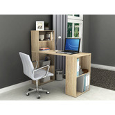In Home Furniture Style Baxter Office Desk with Shelves