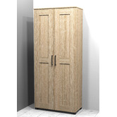 In Home Furniture Style Montreal 2 Door Tall Storage Cupboard