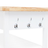 West Valley Interiors Kitchen Island Cart with Open Shelves