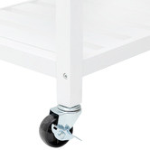West Valley Interiors Kitchen Island Cart with Open Shelves