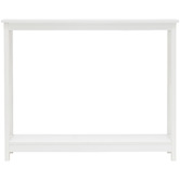 West Valley Interiors White Long Island Console Table