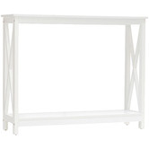 In Home Furniture Style White Long Island Console Table