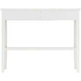 West Valley Interiors White Long Island 2 Drawer Console Table