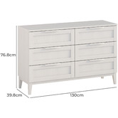 West Valley Interiors Tenley 6 Drawer Chest
