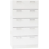In Home Furniture Style Tribeca 5 Drawer Chest | Temple & Webster