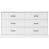 West Valley Interiors White Hamptons 6 Drawer Chest