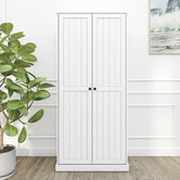 In Home Furniture Style White Hamptons Cupboard | Temple & Webster