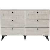 West Valley Interiors Bayville 6 Drawer Dresser