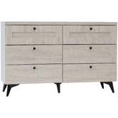 West Valley Interiors Bayville 6 Drawer Dresser