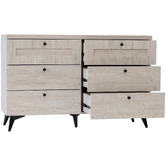 West Valley Interiors Bayville 6 Drawer Dresser