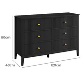West Valley Interiors Amara 6 Drawer Chest