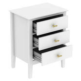 West Valley Interiors Harper 3 Drawer Bedside Table