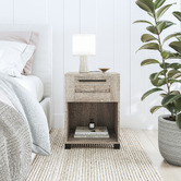 West Valley Interiors Meecan 1 Drawer Bedside Table
