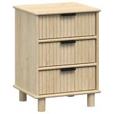 West Valley Interiors Astar 3 Drawer Bedside Table