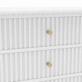 West Valley Interiors Large Amara 3 Drawer Bedside Table