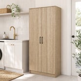 West Valley Interiors Multi-Purpose Double Door Broom Cupboard