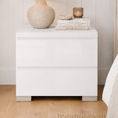 West Valley Interiors Piper 2 Drawer Bedside Table