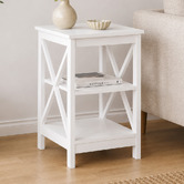 West Valley Interiors Long Island 2 Shelf Side Table