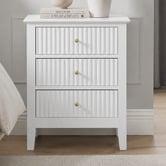 West Valley Interiors Amara 3 Drawer Bedside Table