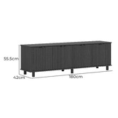 West Valley Interiors Astar 4 Door Entertainment Unit