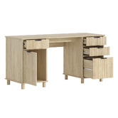 West Valley Interiors Astar 4 Drawer Computer Desk